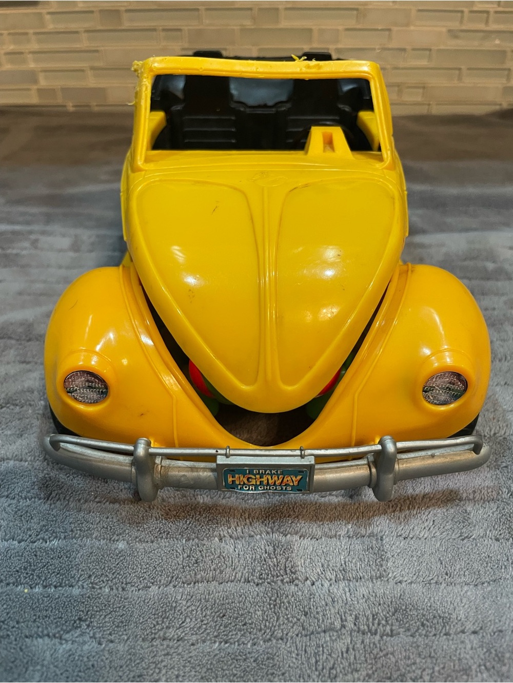 The Real Ghostbusters Highway Haunter Action Vehicle Yellow Car Monster